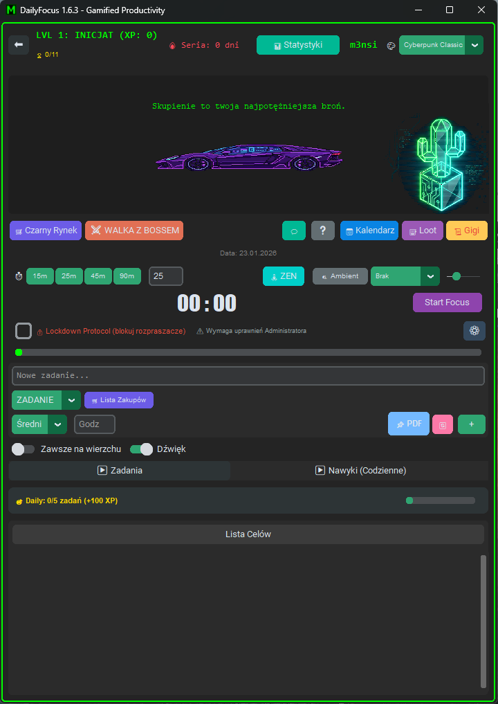 DailyFocus - Preview